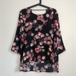 Aritzia Wilfred Rose 100% Silk Blouse